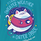Space Tshirt - TEAL