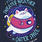 Space Tshirt - NAVY